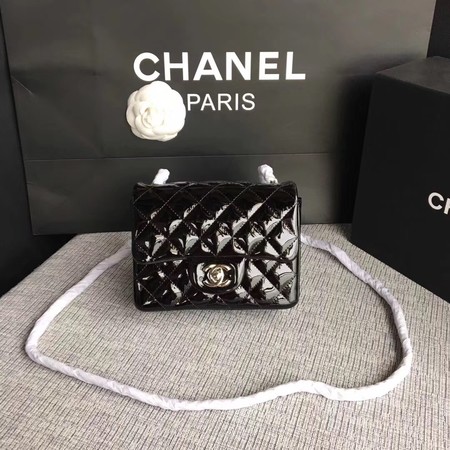 Chanel Classic Flap mini Bag Original Leather A1115 Black