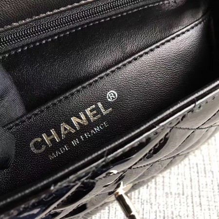 Chanel Classic Flap mini Bag Original Leather A1115 Black