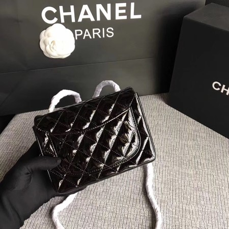 Chanel Classic Flap mini Bag Original Leather A1115 Black