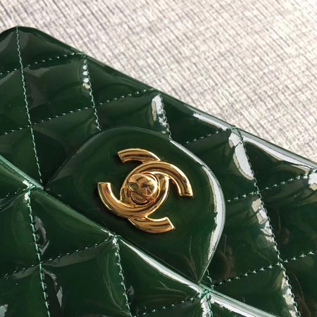 Chanel Classic Flap mini Bag Original Leather A1115 Green