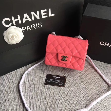 Chanel Classic Flap mini Bag Original Leather A1115 Pink