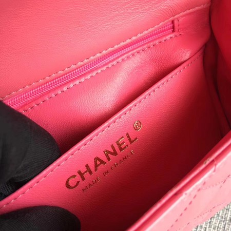 Chanel Classic Flap mini Bag Original Leather A1115 Pink