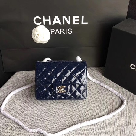 Chanel Classic Flap mini Bag Original Leather A1115 Royal