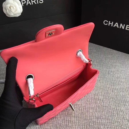 Chanel Classic Flap mini Bag Original Leather A1117 Pink