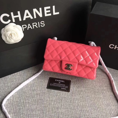 Chanel Classic Flap mini Bag Original Leather A1117 Pink