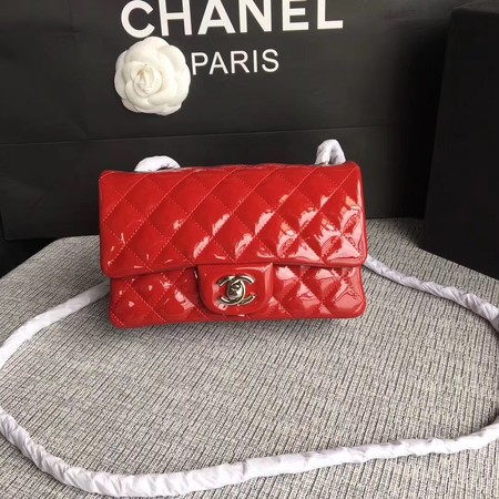 Chanel Classic Flap mini Bag Original Leather A1117 Red