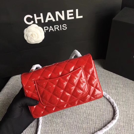 Chanel Classic Flap mini Bag Original Leather A1117 Red