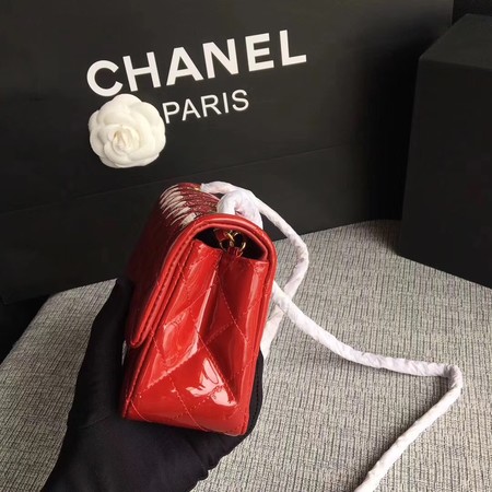 Chanel Classic Flap mini Bag Original Leather A1117 Red