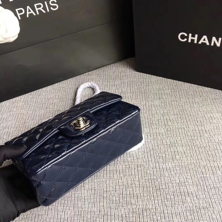 Chanel Classic Flap mini Bag Original Leather A1117 Royal