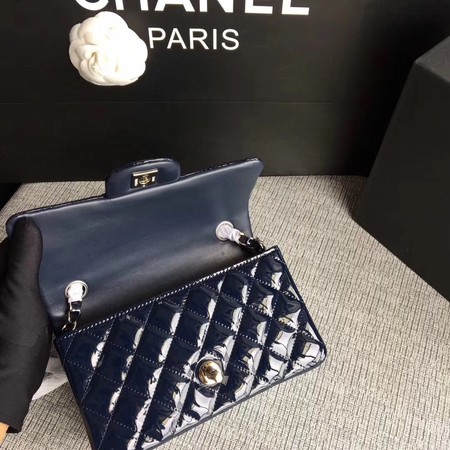 Chanel Classic Flap mini Bag Original Leather A1117 Royal