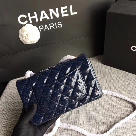 Chanel Classic Flap mini Bag Original Leather A1117 Royal