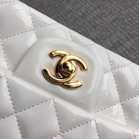 Chanel Classic Flap mini Bag Original Leather A1117 White