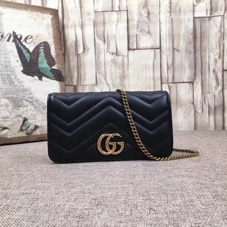 Gucci GG Marmont Mini Bag 488426 Black