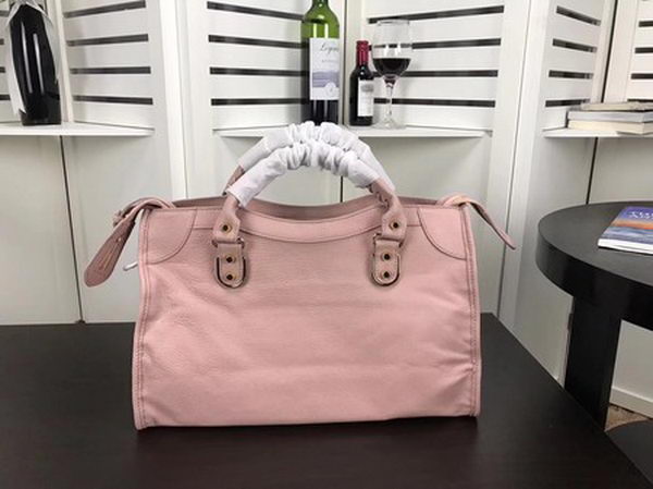 Balenciaga Giant City Gold Studs Handbag B084334 Pink