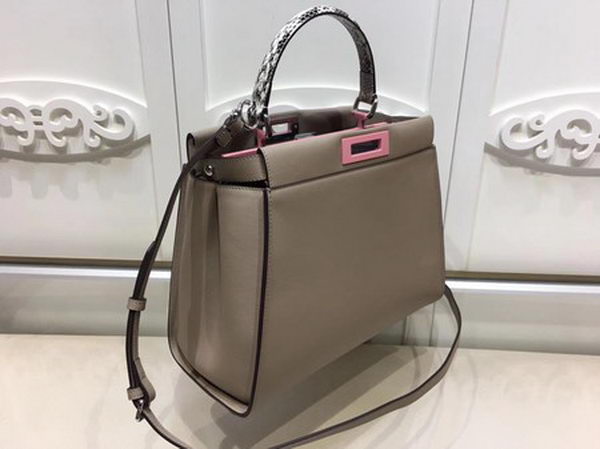 Fendi Peekaboo Small Bag Calfskin Leather FD26796 Camel