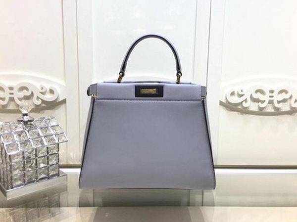 Fendi Peekaboo Small Bag Calfskin Leather FD26796 SkyBlue