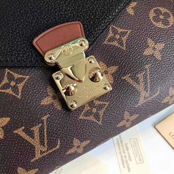 Louis Vuitton Monogram Canvas Pallas Chain Cerise M41201 Black