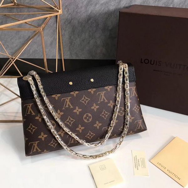 Louis Vuitton Monogram Canvas Pallas Chain Cerise M41201 Black