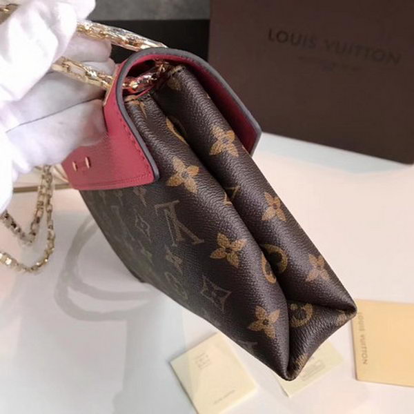 Louis Vuitton Monogram Canvas Pallas Chain Cerise M41201 Light Red