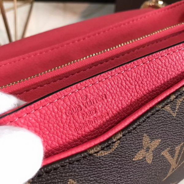 Louis Vuitton Monogram Canvas Pallas Chain Cerise M41201 Light Red