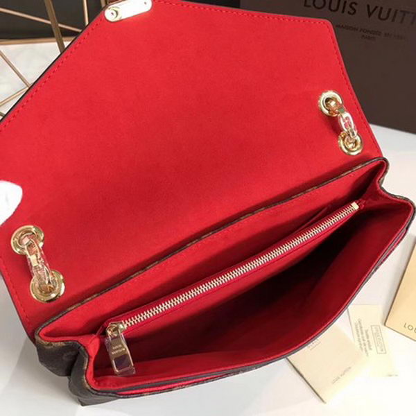 Louis Vuitton Monogram Canvas Pallas Chain Cerise M41201 Red