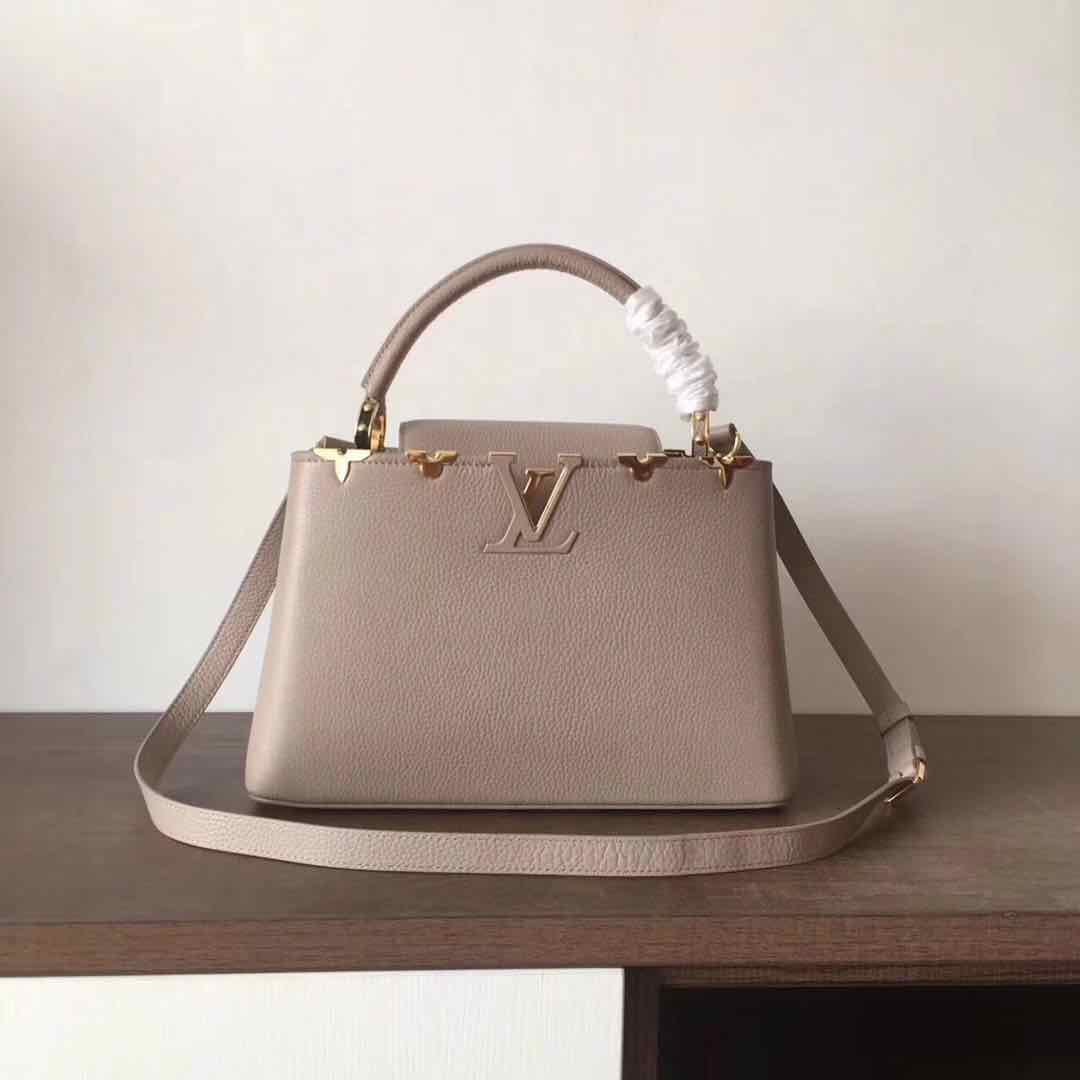 Louis Vuitton original Elegant Capucines BB Bags M94517 grey