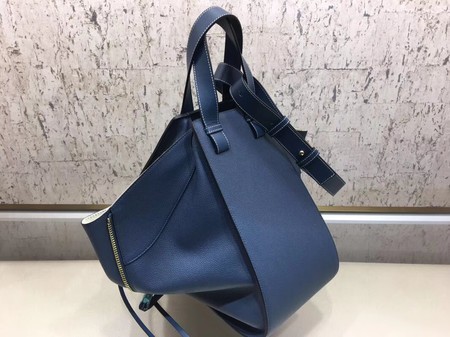 Loewe Hammock Calfskin Leather Tote Bag A9128 Blue