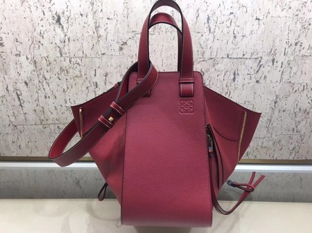 Loewe Hammock Calfskin Leather Tote Bag A9128 Red