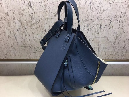 Loewe Hammock Bag Original Leather A9128 Blue