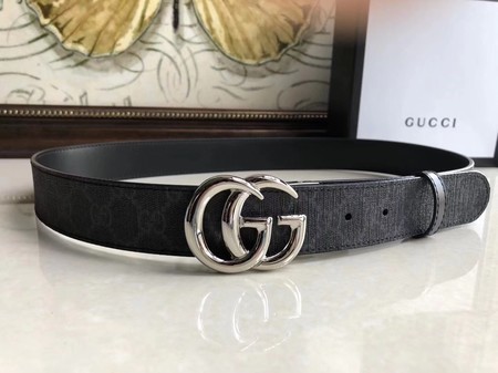 Gucci 35MM Leather Belt 414527 Black