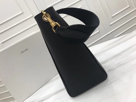 Celine Cabas Phantom Bags Original Calfskin Leather 3370 Black