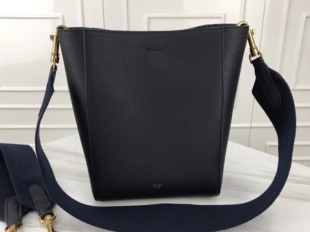 Celine Cabas Phantom Bags Original Calfskin Leather 3370 Blue