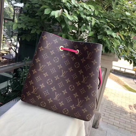 louis vuitton monogram canvas original bag neonoe M44020 peach