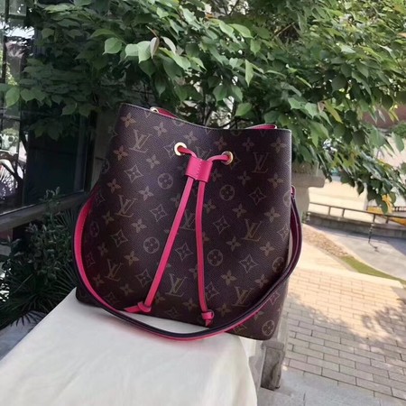 louis vuitton monogram canvas original bag neonoe M44020 peach