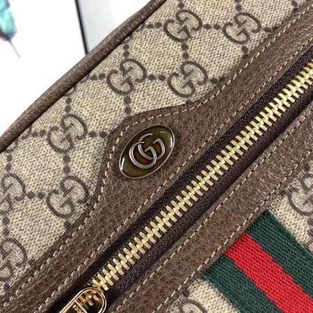 Gucci  GG original canvas ophidia supreme small Pocket 517075 brown