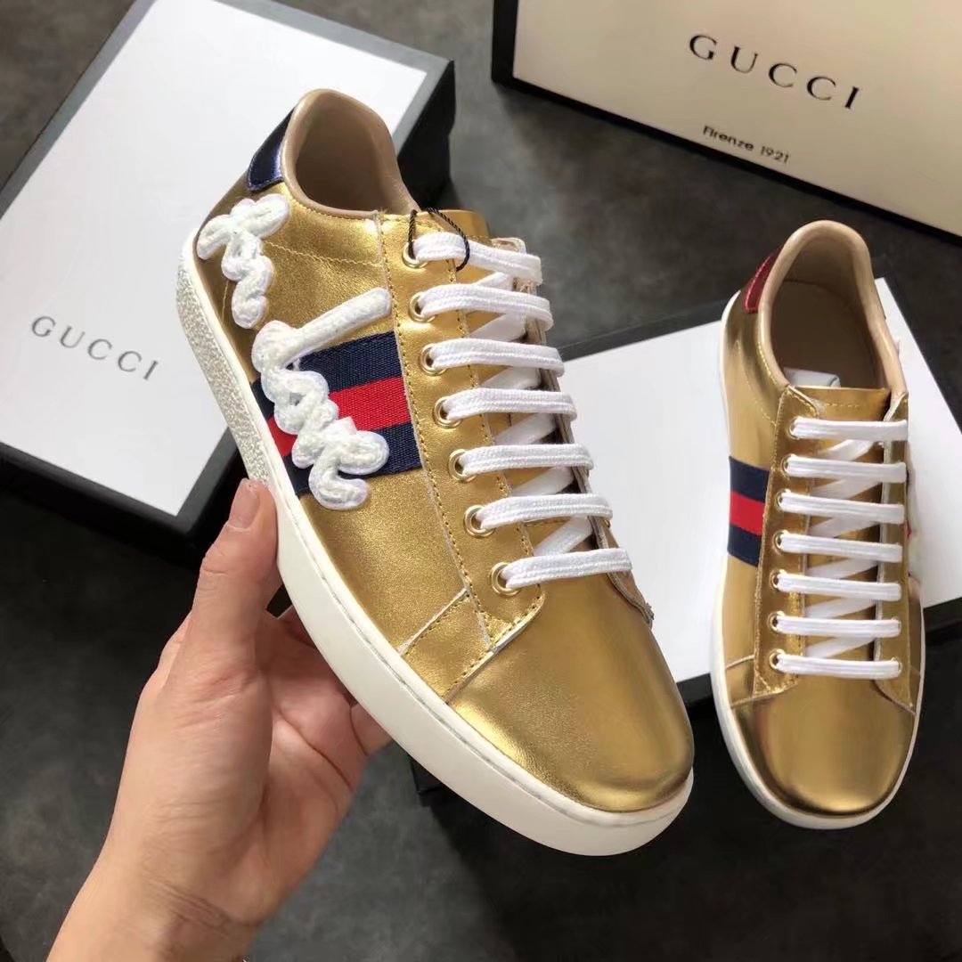 Gucci Lovers shoes GG1308H gold