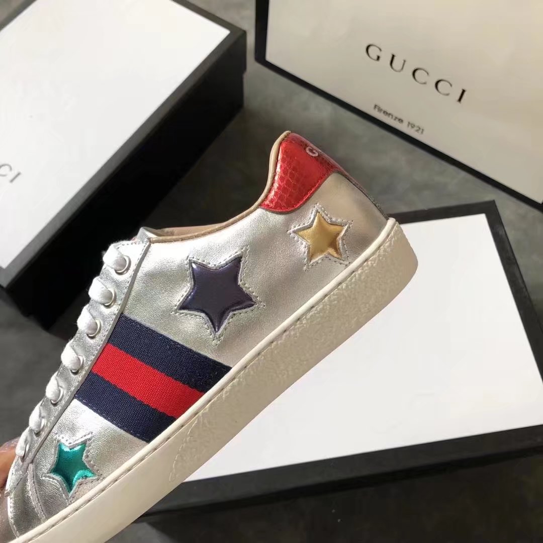 Gucci Lovers shoes GG13101 silver