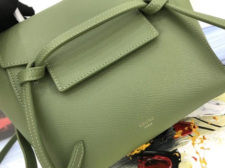 Celine Small Belt nano Bag Original Leather 98310 green