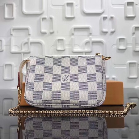 Louis Vuitton Original Damier Azur Canvas MINI POCHETTE ACCESSORIES N58009