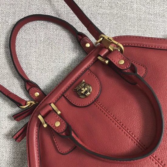 Gucci RE Medium Top Handle Bag Style 516459 Red