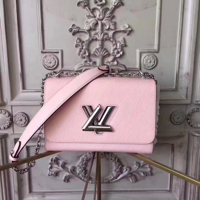 Louis vuitton original epi leather TWIST MM M50332 pink