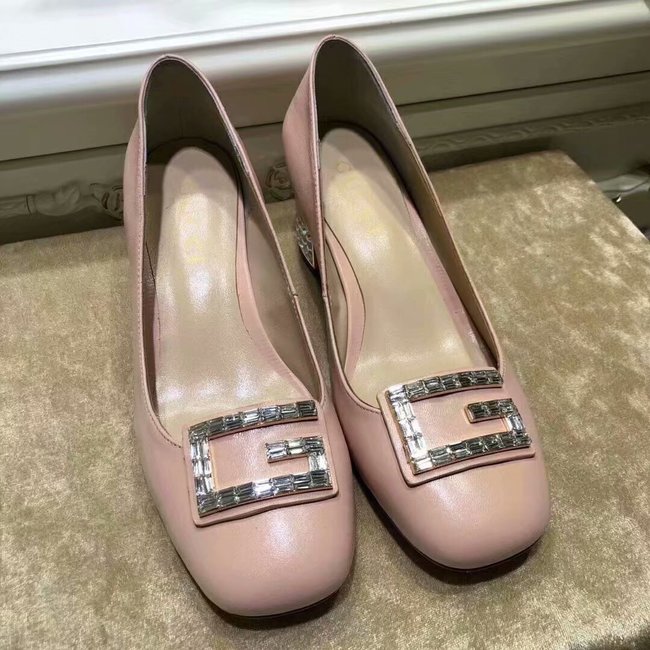 Gucci High-heeled shoes GG1378LD pink Heel high 5CM