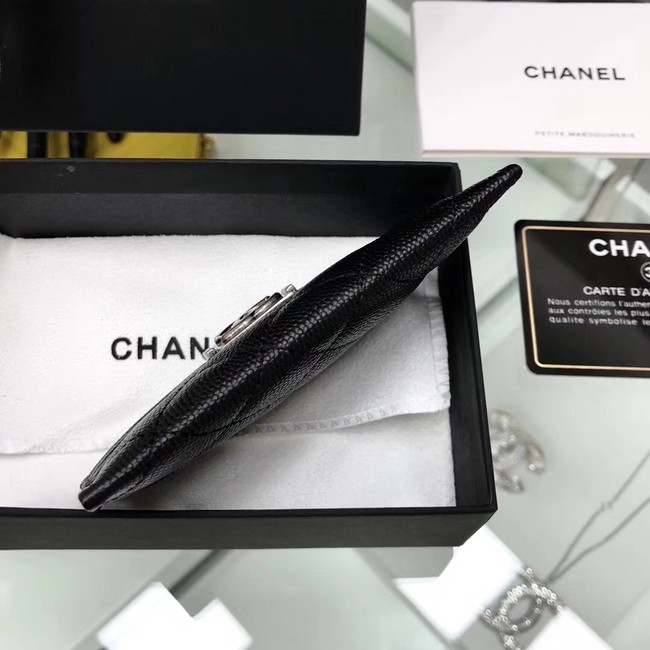 BOY CHANEL Card Holder A84431 black