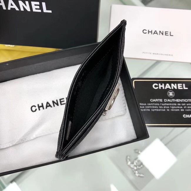 BOY CHANEL Card Holder A84431 black