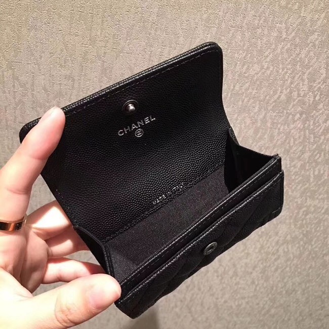 BOY CHANEL Card Holder A80603 Black