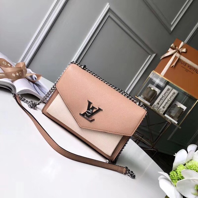 Louis Vuitton MYLOCKME BB M51418 apricot &white