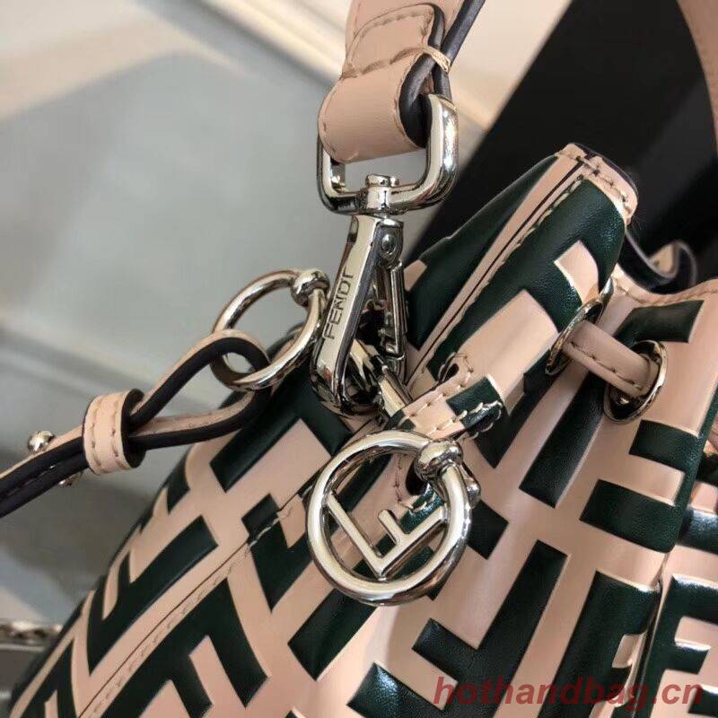 Fendi KAN I LOGO Handbag F0835 GREEN