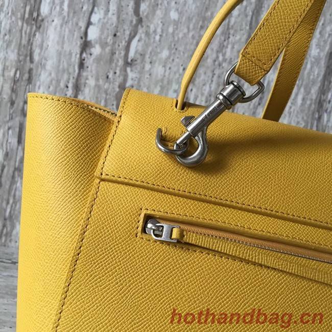 Celine mini Belt Bag Original Calf Leather A98310 yellow