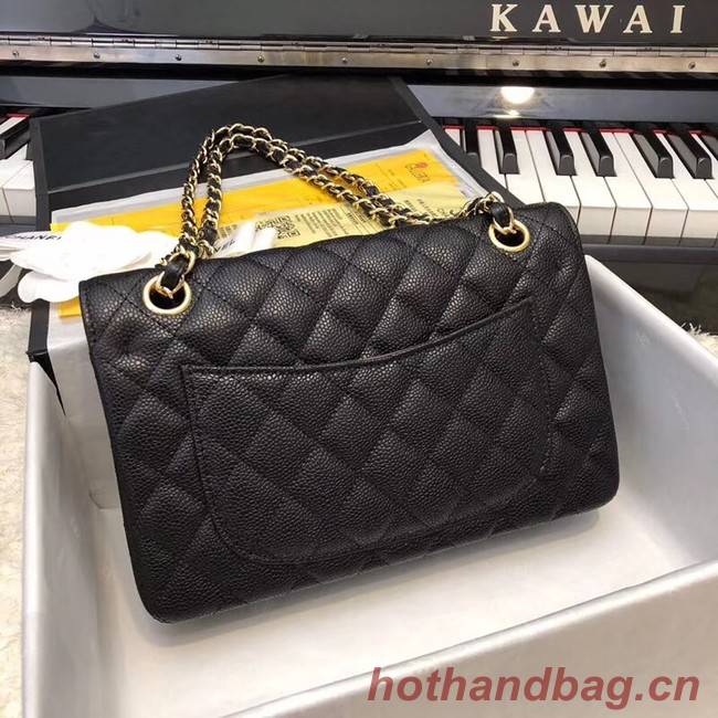 Chanel Small Classic Handbag A01113 black