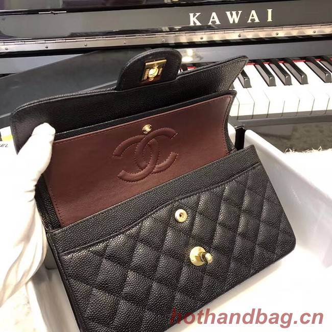 Chanel Small Classic Handbag A01113 black